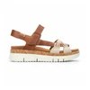 Image de Pikolinos pour femme. W4N-0968C1 Sandales Palma en cuir marron -Poids compensé 4,5cm (37), 3 à 5 cm, Velcro, Casuel