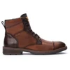 Image de Pikolinos pour homme. M2M-8156C1 Bottines en cuir marron York (39), Plat, Fermeture éclair, Casuel, Imitation cuir