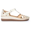 Image de Pikolinos pour femme. W8K-0705C1 Sandales en cuir Cadaques blanc (39), 3 à 5 cm, Velcro, Casuel