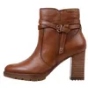 Image de Pikolinos Bottines à Talon en Cuir Connelly pour Femme Color Brandy