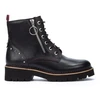 Image de Pikolinos pour femme. W6S-8619 Bottines en cuir Vicar noir (36), Plat, Lacets, Fermeture éclair, Casuel