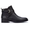Image de Pikolinos pour femme. W3C-8869 Booties en cuir Puertollano noir (37), Plat, Fermeture éclair, Casuel