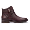 Image de Pikolinos pour femme. W3C-8869 Bottines en cuir marron foncé Puertollano (38), Plat, Fermeture éclair, Casuel