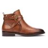 Image de Pikolinos Bottines Plates en Cuir PUERTOLLANO pour Femme Color Brandy