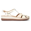 Image de Pikolinos pour femme. W8K-0847C1 Sandales en cuir écru Cadaques (39), Blanc, 3 à 5 cm, Velcro, Casuel