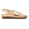 Image de Pikolinos pour femme. W8K-0848CL Sandales en cuir Cadaques or (39), Doré, 3 à 5 cm, Velcro, Casuel