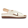 Image de Pikolinos pour femme. W8K-0848C1 Sandales en cuir écru Cadaques (41), Blanc, 3 à 5 cm, Velcro, Casuel