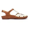 Image de Pikolinos P. Vallarta Sandales Femme | Cuir | Fermeture à Scratch | Blanc