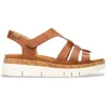 Image de Pikolinos pour femme. W4N-0754 Sandales en cuir Salma marron (37), 3 à 5 cm, Velcro, Casuel
