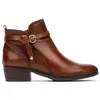 Image de Pikolinos Daroca Bottines à Talon Femme | Cuir | Fermeture Éclair | Marron