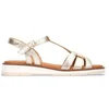 Image de Pikolinos pour femme. W9B-0789CL Sandales en cuir Golden Roquetas (39), Doré, Beige, 1 à 3 cm, Boucle, Casuel