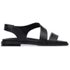 Image de Pikolinos pour femme. W3E-0652 Sandales en cuir Navia noir (41), Plat, 1 à 3 cm, Aucun, Casuel