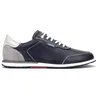 Image de Pikolinos Saler Baskets Homme | Cuir | Semelle Amovible | Bleu