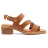 Image de Pikolinos pour femme. W3H-1635 Sandales en cuir Blanes marron (37), 3 à 5 cm, Boucle, Casuel