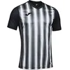 Image de Joma T-Shirt à Manches Courtes Inter II Noir Blanc T-Shirt Unisexe Adulte