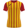 Image de Joma T-Shirt à Manches Courtes Inter II Rouge Jaune T-Shirt Unisexe Adulte