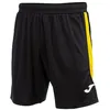 Image de Joma Short Glasgow Noir Jaune Short Mixte Adulte