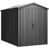Image de Hoggar - Abri de Jardin métal Pioneer Y50   Structure autoportante - Portes renforcées - Serrure avec clé Incluse - Piliers en V - Plafond Robuste - Cabane extérieur 168x256x200cm   4,30m2