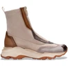Image de Hispanitas pour femme. CHI254321 Baskets en cuir Nepal Bolmet beige (39), 3 à 5 cm, Fermeture éclair, Casuel