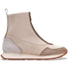 Image de Hispanitas pour femme. HI254354 Baskets en cuir Kansas beige (36), Plat, Fermeture éclair, Casuel