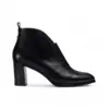 Image de Wonders pour femme. L-1112 Sorrento Leather Ankle Boots noir (40), Cuir, 5 à 8 cm, Aucun, Casuel