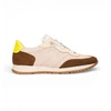 Image de Wonders pour femme. A-4802 Towanda02 - Baskets en cuir beige (42), Plat, Lacets, Casuel