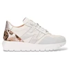 Image de Wonders pour femme. A-24100 Baskets en cuir Odisei Off-white (36), Blanc, 3 à 5 cm, Lacets, Casuel