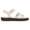 Image de Wonders pour femme. AB-1567 Sandales en cuir beige Mousse (37), Plat, Boucle, Casuel