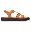 Image de Wonders pour femme. AB-1567 Sandales en cuir marron Mousse (38), Plat, Boucle, Casuel