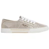 Image de Pepe Jeans pour femme. PLS31439 Brady Party Baskets de base or (36), Doré, Plat, Lacets, Casuel
