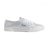 Image de Pepe Jeans pour femme. PLS31439 Ballerines Brady Party argentées (37), Tissu, Plat, Lacets, Casuel