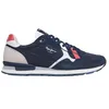 Image de Pepe Jeans Brit Road Leather Sneakers Navy