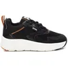 Image de REFRESH - Sneakers Femme Noir - Chaussures Confortables et polyvalentes - Mode décontractée - Modèle 17184004 (Taille36)