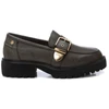 Image de Carmela pour femme. 16190703-KAKI Chaussures en cuir 161907 vertes (40), Plat, Aucun, Casuel