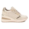 Image de Xti pour femme. 14307102-BEIGE Baskets 143071 beige (40), 5 à 8 cm, Lacets, Fermeture éclair, Casuel