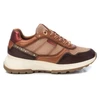 Image de Carmela pour femme. 16182701-CAMEL Baskets en cuir 161827 marron (38), Plat, 1 à 3 cm, Lacets, Casuel