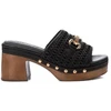 Image de Carmela pour femme. 16233403-NEGRO Sabots à talons 162334 noir (37), 5 à 8 cm, Aucun, Casuel