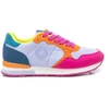 Image de Xti pour femme. 14406106-LILA Baskets 144061 multicolore (37), Tissu, Plat, Lacets, Casuel