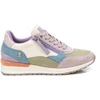 Image de Refresh pour femme. 17263002-LILA Baskets en cuir 172630 multicolores (36), Plat, Lacets, Fermeture éclair, Casuel
