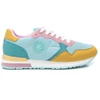 Image de Xti pour femme. 14406102-AQUA Baskets 144061 multicolore (38), Tissu, Plat, Lacets, Casuel