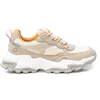 Image de REFRESH - Sneakers Femme Beige - Chaussures Confortables et polyvalentes - Mode décontractée - Modèle 17240403 (Taille41)