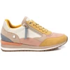 Image de Refresh pour femme. 17263001-BEIGE Baskets en cuir 172630 beige (40), Plat, Lacets, Fermeture éclair, Casuel