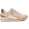 Image de Refresh pour femme. 17263005-NUDE Baskets en cuir 172630 nude (36), Plat, Lacets, Fermeture éclair, Casuel