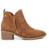 Image de Xti pour femme. 14396102-CAMEL Bottines en cuir 143961 marron (39), 5 à 8 cm, Fermeture éclair, Casuel