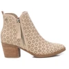 Image de Refresh pour femme. 17278401-BEIGE Bottines 172784 beige (40), 5 à 8 cm, Fermeture éclair, Casuel