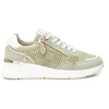 Image de Xti pour femme. 14399002-AQUA Formateurs 143990 vert (36), Plat, Lacets, Fermeture éclair, Casuel