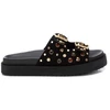 Image de Carmela pour femme. 16240102-NEGRO Sandales en cuir 162401 noir (38), 1 à 3 cm, Aucun, Casuel