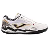 Image de Joma FS Reactive 2402 TF FSS2402TF Chaussures de Sport pour Homme Blanc/Noir/doré Taille 43 EU, Blanc., 43 EU