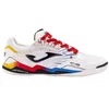 Image de Joma FS Reactive 24 Indoor, Chaussures de Football A 5 pour Homme, White Red, 44 EU