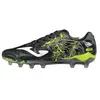 Image de Joma Super Copa 2401 FG SUPW2401FG Chaussures de Football pour Homme Noir/Citron Fluor/Blanc, Noir, 40 EU